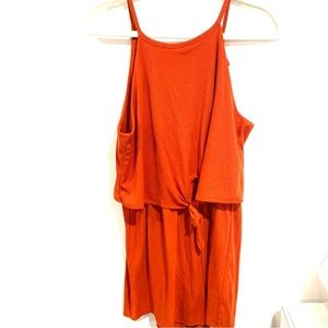 Burnt Orange/Copper Cute Romper